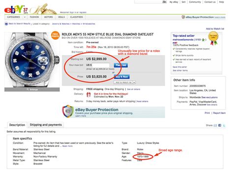 fake watch ebay refund|selling fake stuff on ebay.